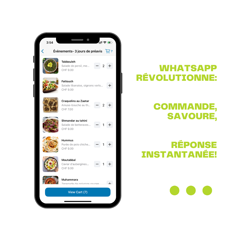 Repas Libanais Vaud et Genève